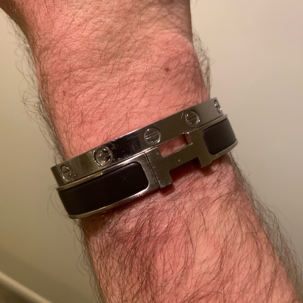Men’s Hermes Clic H bracelet
